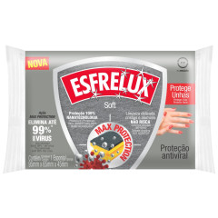 Esponja para Limpeza Esfrelux Soft Com Protetor de Unhas com 1und
