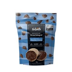 Biscoito Naturatta de Arroz com Cobertura Chocolate Meio Amargo Zero 60g